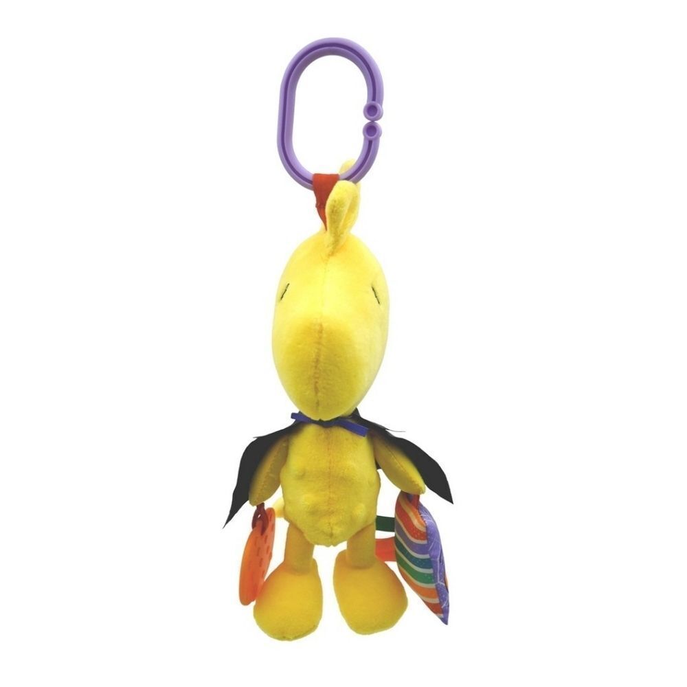 Nwt Peanuts Woodstock Stroller Activity Baby Toy Crinkle Teether